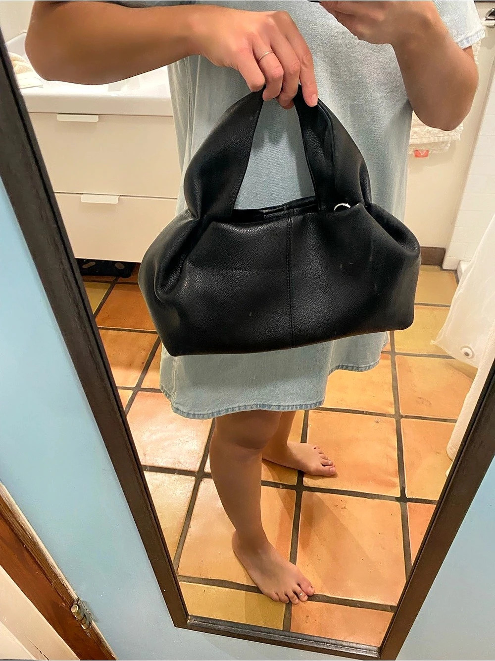 BCBG MAXAZRIA Black Shoulder Bag